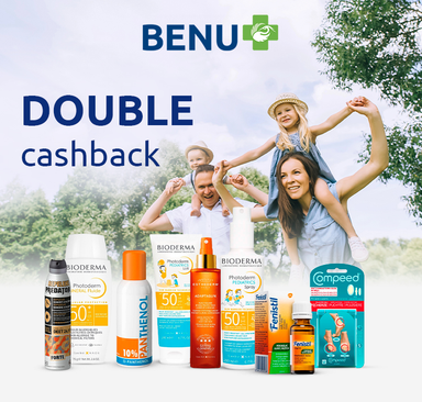 BENU lékárna - Double cashback
