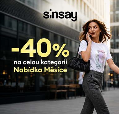 Sinsay - Sleva 40 % na nabídky měsíce