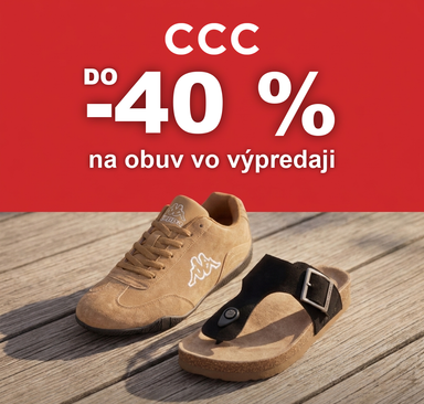 CCC - do -40 % na obuv vo výpredaji
