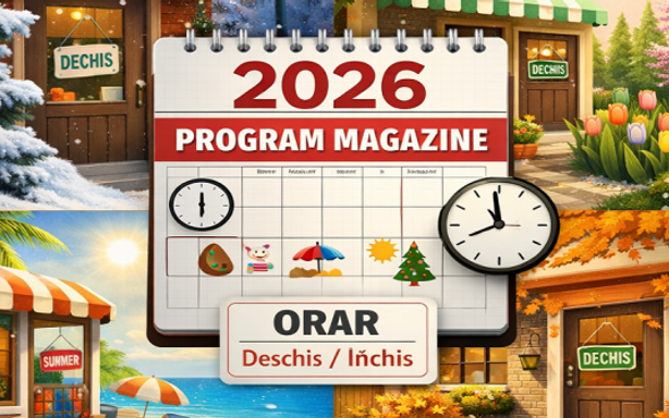 Programul magazinelor pe tot parcursul anului 2026