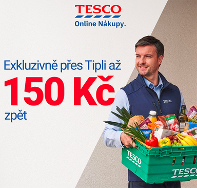 TESCO - Exkluzivně až 150 Kč zpět