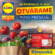 Lidl - Nová predajňa v Rimavskej Sobote