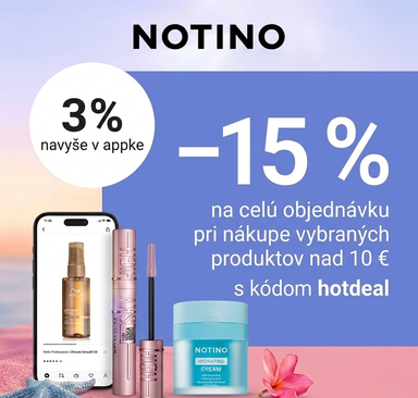 Notino - Zľava 15 % na celú objednávku