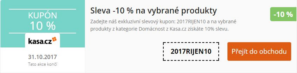 Kasa.cz aktuální slevový kód