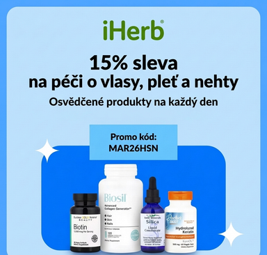 iHerb - 15% sleva na péči o vlasy a pleť