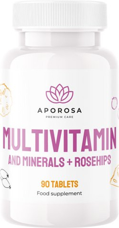 Multivitamin a minerály s šípky, 90 tablet za 91 Kč na Pilulce, zhruba korunu za tabletu