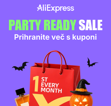 AliExpress - Party ready sale, kuponi