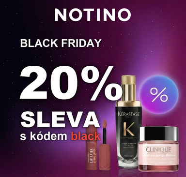 Notino - Black Friday sleva 20 % na kosmetiku