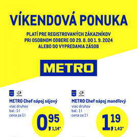 Metro - Víkendová ponuka