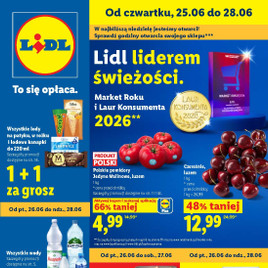 Lidl - Gazetka ważna od 25.06 do 28.06