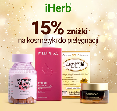 iHerb - 15% zniżki na kosmetyki do pielęgnacji
