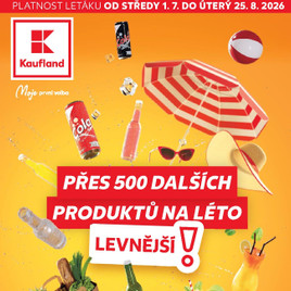 Kaufland - Levnějši produkty na léto