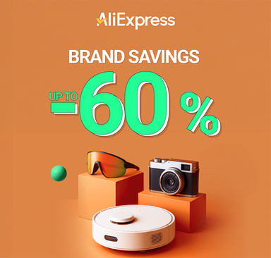 AliExpress - Zniżki do -60 %