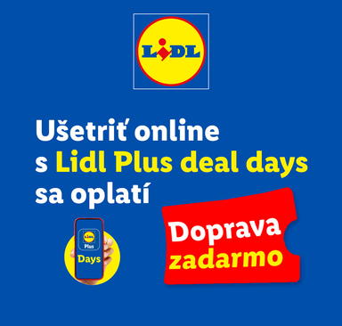 Lidl - Lidl Plus deal days, doprava zadarmo