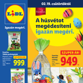 Lidl - A húsvétot megédesíteni