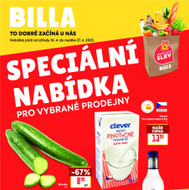 Billa - Speciální nabídka: vybrané prodejny