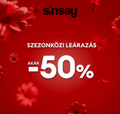 Sinsay - Szezonális kiárusítás
