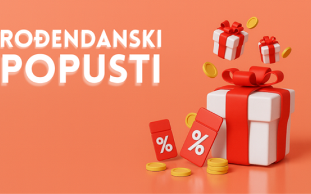 Rođendanski popusti u Hrvatskoj 2026: Tko nudi najbolje popuste i ponude?