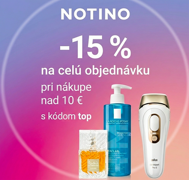 Notino – Zľava 15 % na celú objednávku