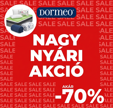 Dormeo - Nyári akció akár -70%