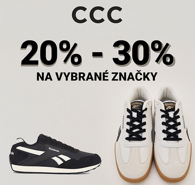 CCC - Až -30% na vybrané značky