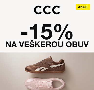 CCC - 15 % na veškerou obuv