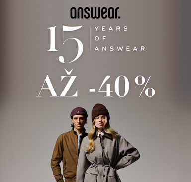 Answear - 15 years, slevy až 40 %