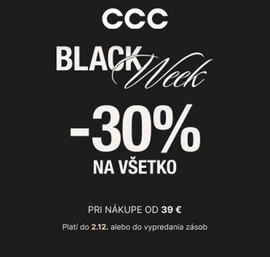 CCC - Black Week -30 %