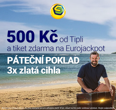 Sazka - Bonus 500 Kč za registraci