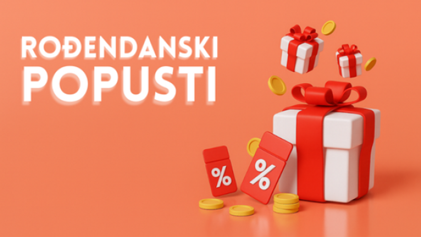 Rođendanski popusti u Hrvatskoj 2026: Tko nudi najbolje popuste i ponude?