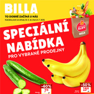 Billa - Speciální nabídka: vybrané prodejny