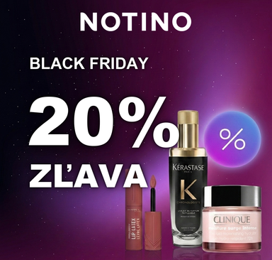 Notino - Black Friday zľava 20 % na kozmetiku
