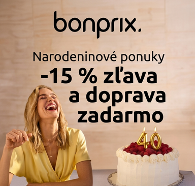 Bonprix - Narodeninová zľava 15 %