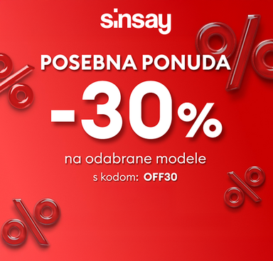 Sinsay – Sniženje do 30%