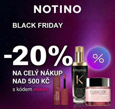 Notino - Black Friday 20 % na celý nákup