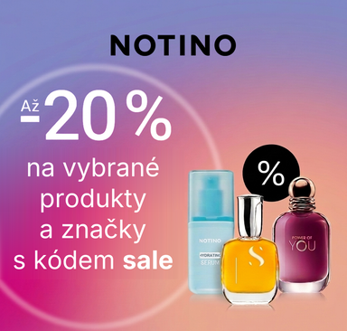 Notino - Slevy až 20 % na vybrané produkty a značky