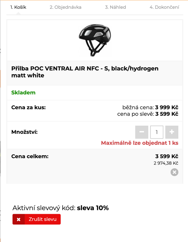 Kód DETI10 na extra slevu 10 % na helmy, kola, brusle