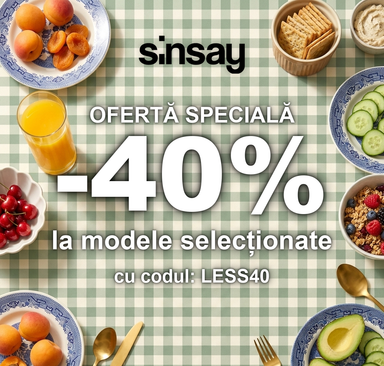 Sinsay - Ofertă specială -40 %