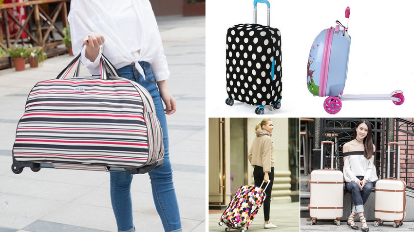 Cestovní kufr z AliExpress: 5 nejlepších společníků na cesty
