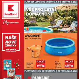 Kaufland - Kolín - Vše pro letní domácnost
