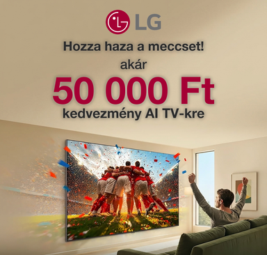 LG - AI TV vásár akár 50 000 Ft kedvezmény
