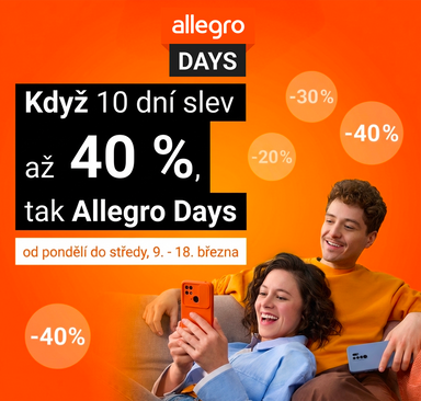 Allegro Days - Slevy až 40 %