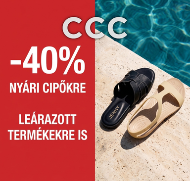 CCC - Nyári cipőkre -40%