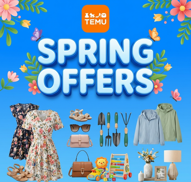TEMU - Spring offers