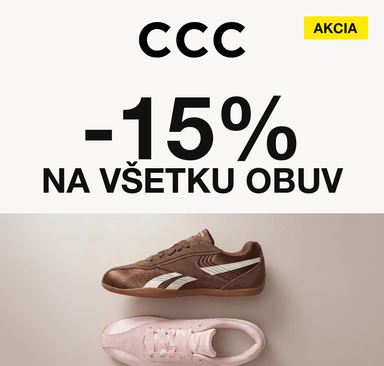 CCC - 15 % na všetku obuv