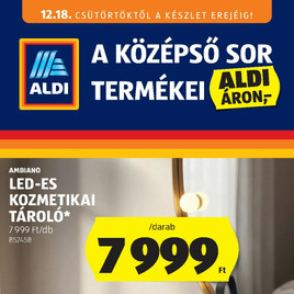 Aldi - Középső sor termékei