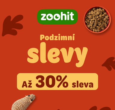 Zoohit - Podzimní slevy až 30 %