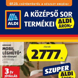 Aldi - ALDI Középső sor termékei - 30. hét / 2026.07.23.-2026.07.29.