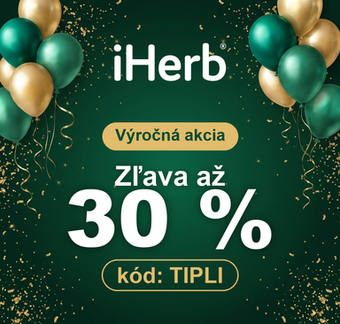 iHerb - Výročná akcia, zľava až 30 %