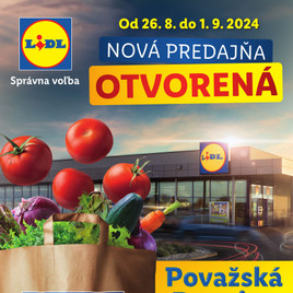 Lidl - Ponuka pre novú predajňu v Považské Bystrici